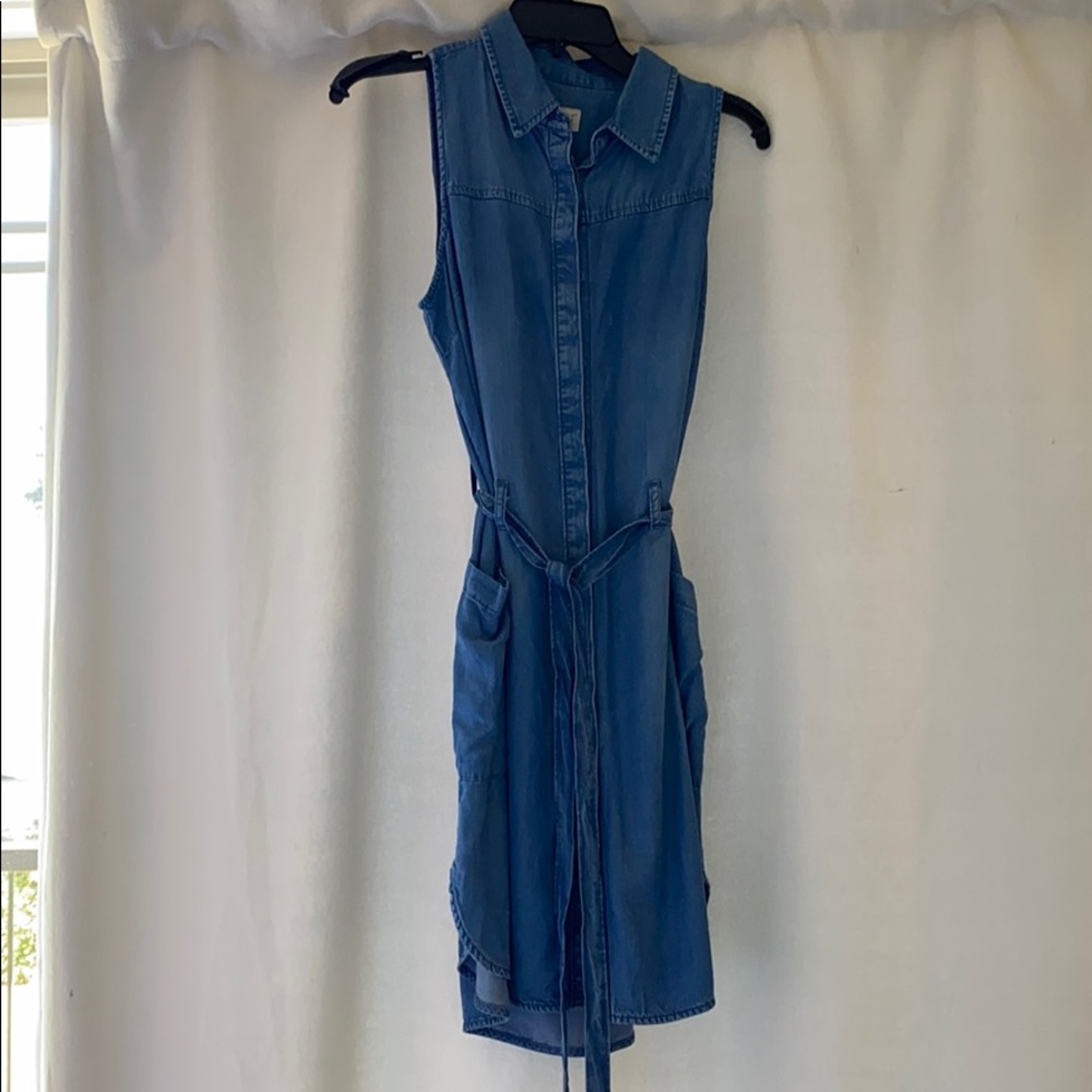a new day button down tie dress